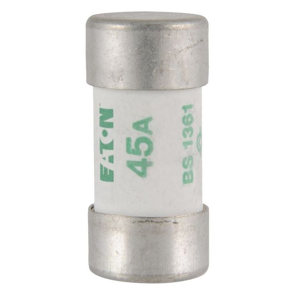 Fuse-link, low voltage, 45 A, AC 240 V, BS1361, 17 x 35 mm, BS image 7
