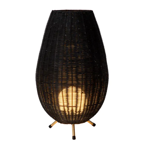 Lucide COLIN - Table lamp - Ø 30 cm - 1xG9 - Black image 1