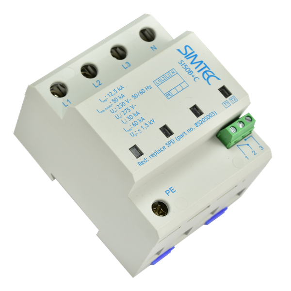 Surge arrester based on spark gap SI50B+C SIMTEC grey image 2