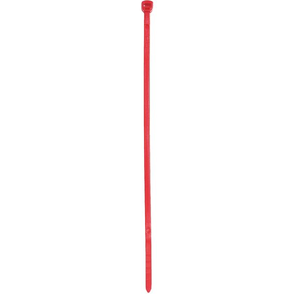 Cable Tie, Red PA 6.6 Temp To 85 Degr C, UL/EN/CSA62275 Type 2/21S Rat image 2