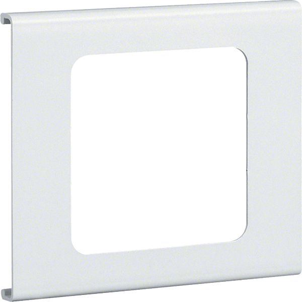 Pre-cut lid 1gang, FB 60110, pure white image 1