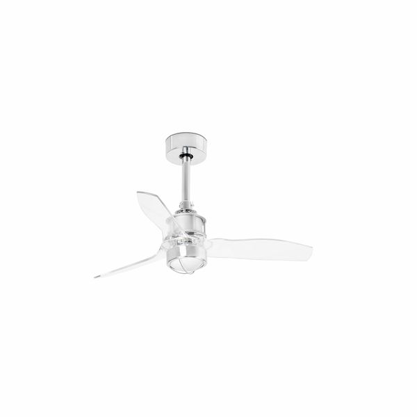 JUSTFAN XS Ø810MM CHROME BLADES TRANS 17W 3000K W/ image 2