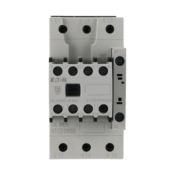 Contactor, 380 V 400 V 30 kW, 2 N/O, 2 NC, RDC 24: 24 - 27 V DC, DC operation, Screw terminals image 15