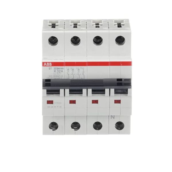 ST203M-K32NA Miniature Circuit Breaker - 4P - K - 32 A image 1