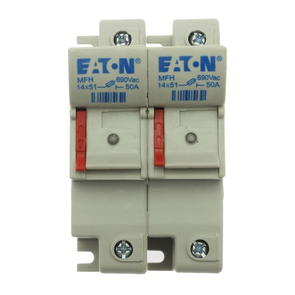 Fuse-holder, low voltage, 50 A, AC 690 V, 14 x 51 mm, 2P, IEC, With indicator image 10