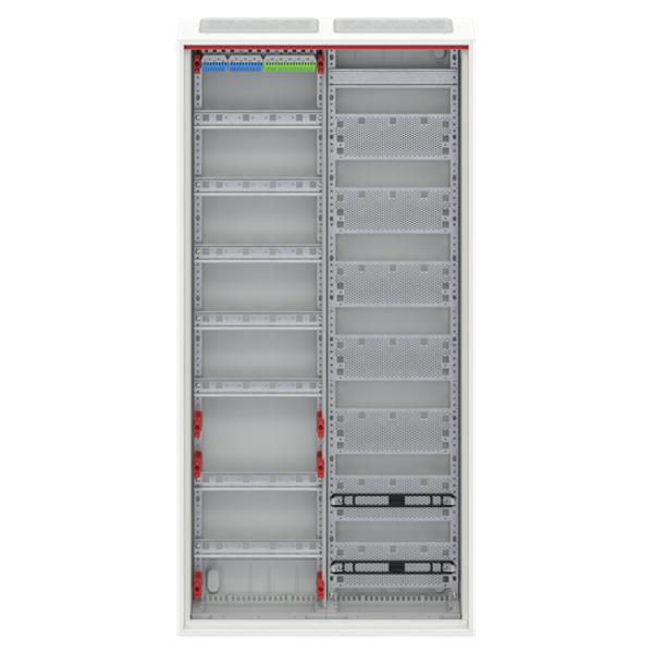 CA27VML ComfortLine Compact distribution board, Surface mounting, 84 SU, Isolated (Class II), IP30, Field Width: 2, Rows: 7, 1100 mm x 550 mm x 160 mm image 5