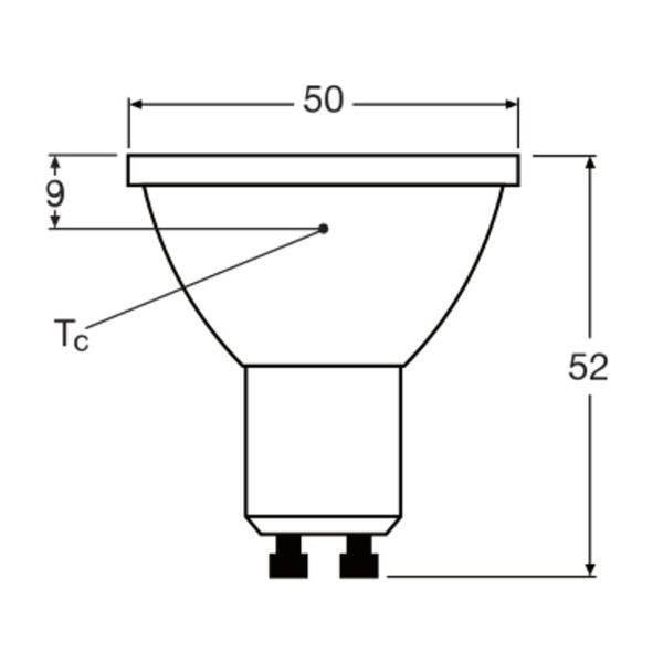 LED PAR16 DIM P 9.6W 827 GU10 image 6