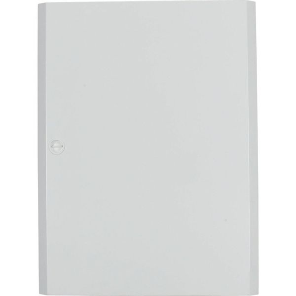 Surface mounted steel sheet door white, for 24MU per row, 4 rows image 4