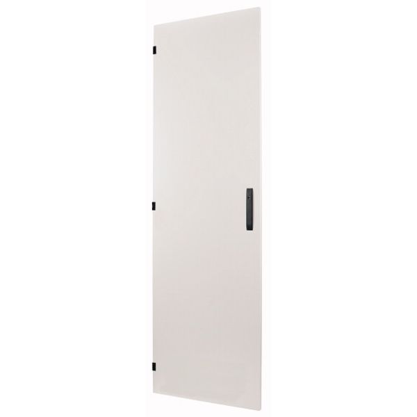 Section door, closed IP55, left or right-hinged, HxW = 1400 x 1000mm, grey image 1