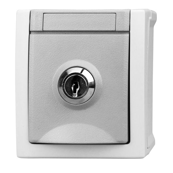 Socket outlet, lockable(same closures), VISIO IP54 image 1