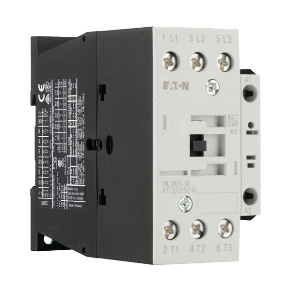 Contactor, 3 pole, 380 V 400 V 11 kW, 1 N/O, 42 V 50/60 Hz, AC operation, Screw terminals image 17