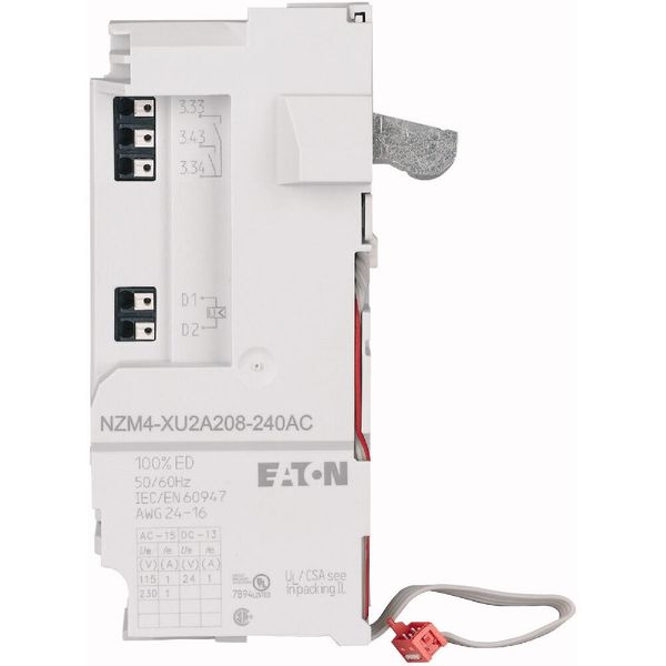 Undervoltage release for NZM4, configurable relays, 2NO, 110-130AC, Push-in terminals image 11