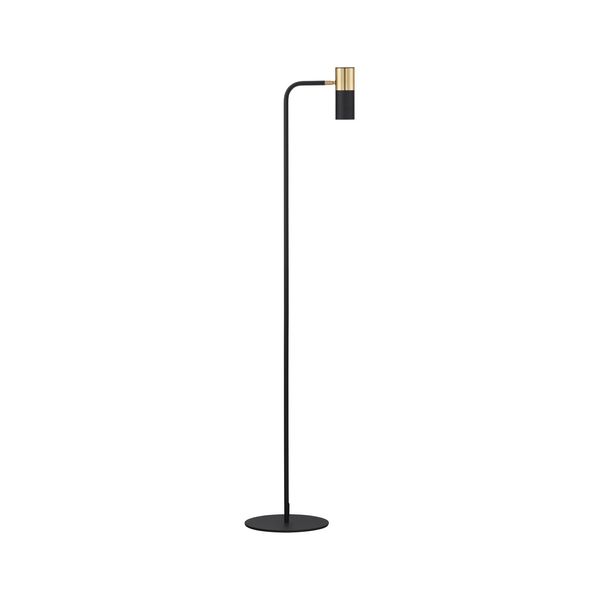 Sandy Black & Gold Aluminium LED GU10 1x10 Watt 220-240 Volt IP20 Bulb Excluded Cable Length: 180 cm L: 25 H: 135 cm image 1