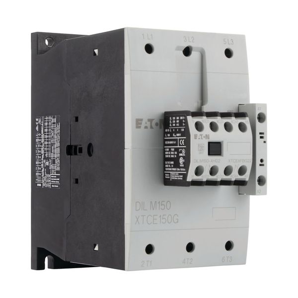 Contactor, 380 V 400 V 75 kW, 2 N/O, 2 NC, RAC 240: 190 - 240 V 50/60 Hz, AC operation, Screw terminals image 16