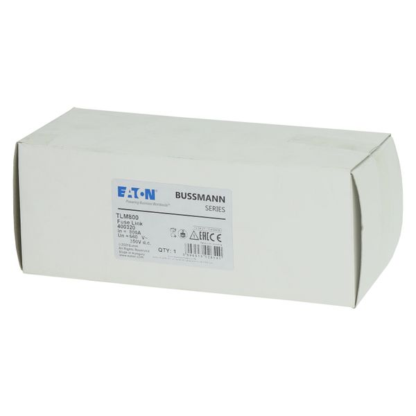 Fuse-link, low voltage, 670 A, AC 660 V, DC 350 V, BS88/C3, 83 x 210 mm, gL/gG, BS image 5