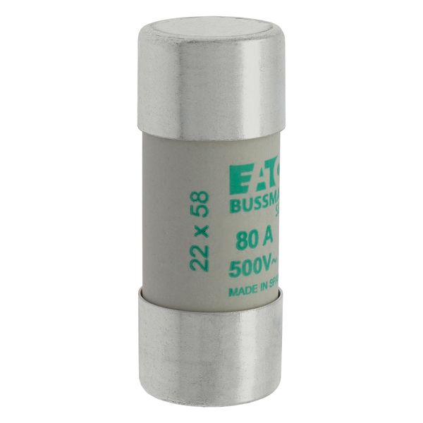 Fuse-link, LV, 80 A, AC 500 V, 22 x 58 mm, aM, IEC image 9