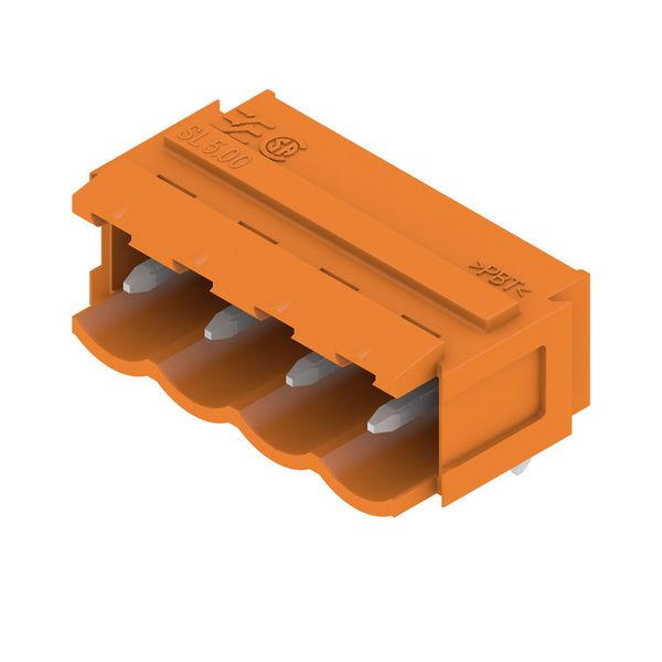 PCB plug-in connector (board connection), 5.00 mm, Number of poles: 4, image 2