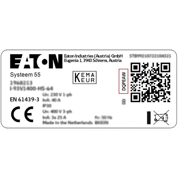 PV DBO 1-phase, 1x RCBO 1x MCB 1x HS 2x socket image 8