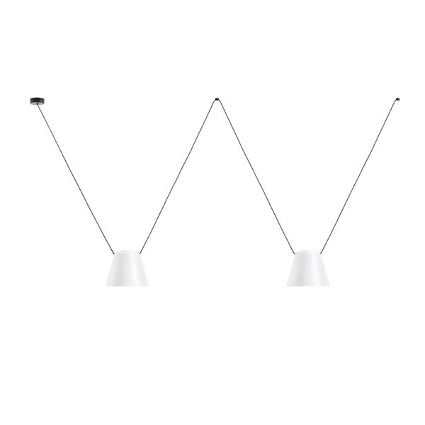 Pendant Attic Triple Conic Shape E27 23W Black  00-7401-05-14 image 1