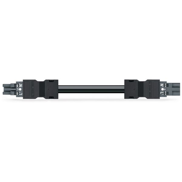 pre-assembled connecting cable Eca Socket/open-ended black image 2