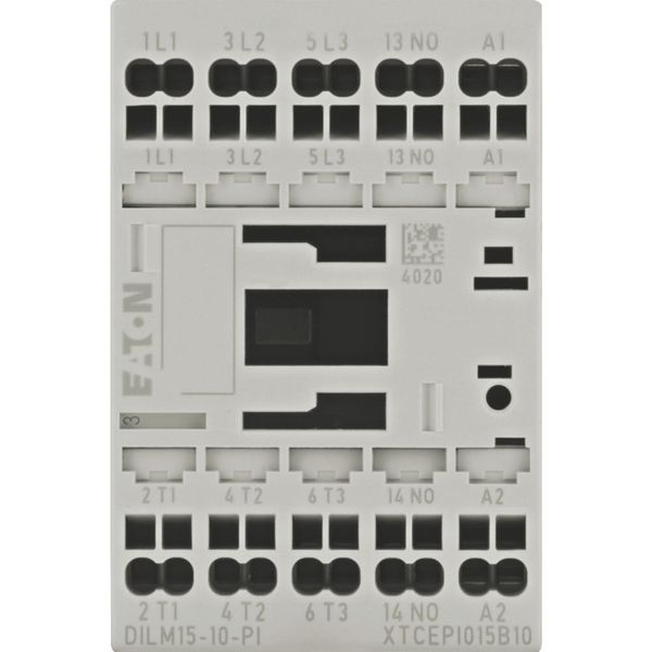 Contactor, 3 pole, 380 V 400 V 7.5 kW, 1 N/O, 110 V 50 Hz, 120 V 60 Hz, AC operation, Push in terminals image 5