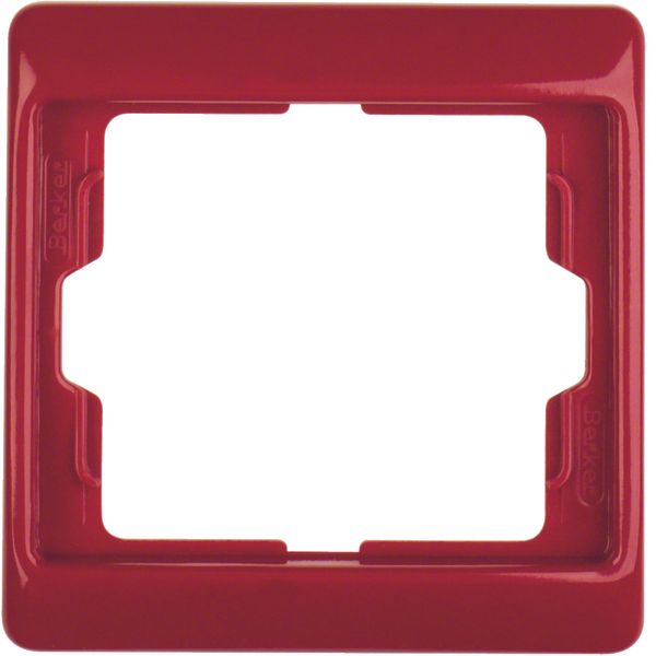 Frame 1gang Arsys red, glossy image 1