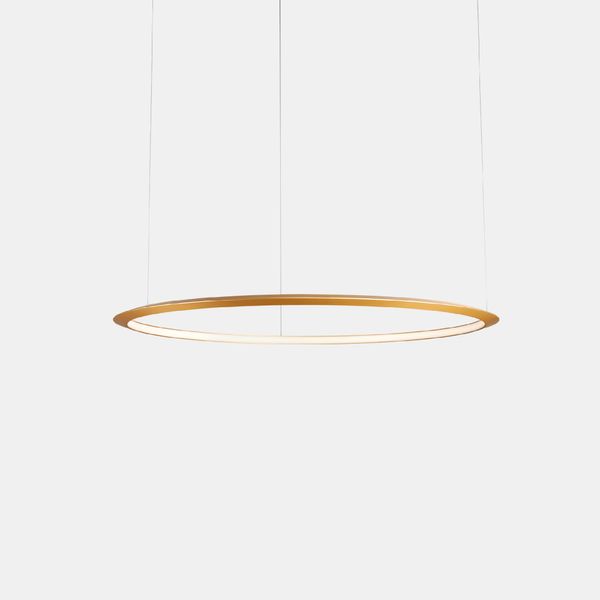 Pendant Circular Inward ø1200 Recessed LED 63.5W 2458lm 3000K Gold image 1