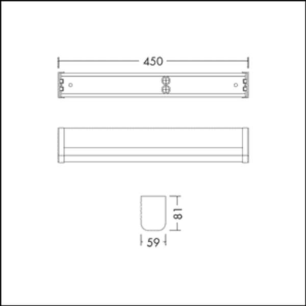 LED Bathroom mirror luminaire image 3