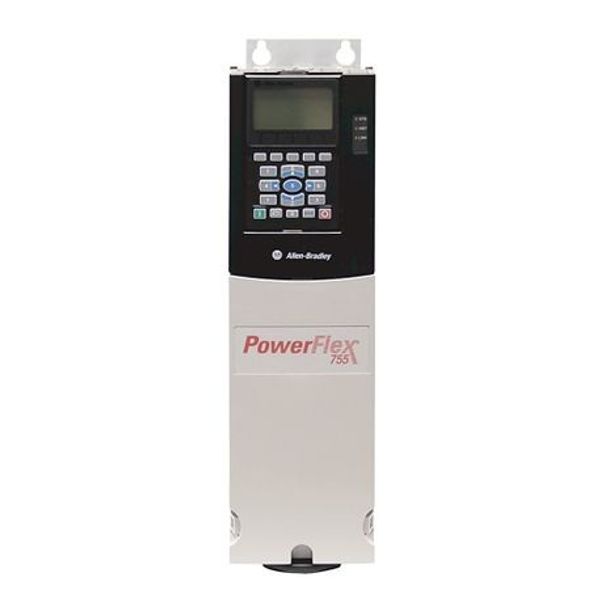 Allen-Bradley 20G11RD8P0AA0NNNNN PowerFlex 755 AC Drive, with Embedded Ethernet/IP, Air Cooled, AC Input with DC Terminals, Open Type/Frame 1, 8 Amps, (Fr1 5HP ND, 3HP HD/Fr2 5HP ND, 5HP HD), 480 VAC, 3 PH, Frame 1, Filtered image 1