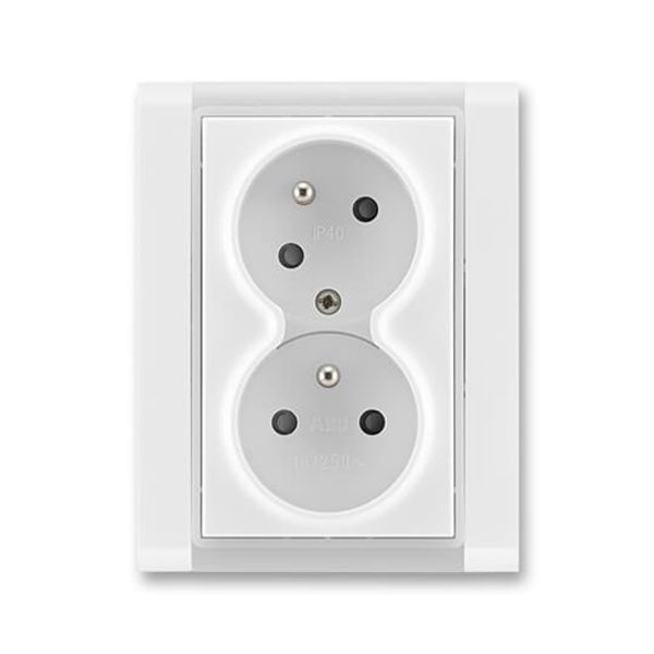 5583F-C02357 03 Double socket outlet with earthing pins, shuttered, with turned upper cavity, with surge protection image 52