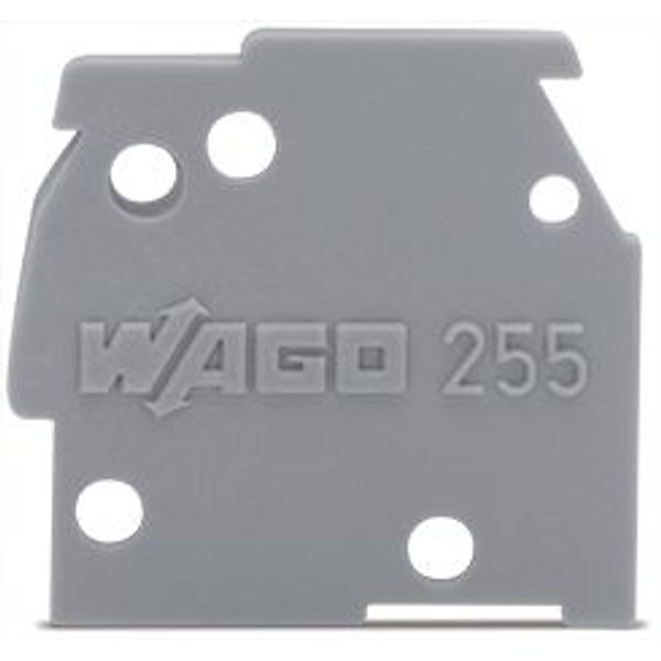 End plate snap-fit type 1 mm thick red image 2