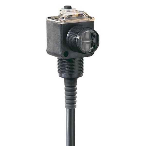 Allen-Bradley, 42EF-S1MPA-F4, PHOTOSWITCH Photoelectric Sensor, RightSight, Sharp Cutoff Diffuse, Infred, DC - 2 Complementary LO/DO Outputs, Source (PNP), 4-pin DC Micro QD on 152mm (6in) pigtail image 1