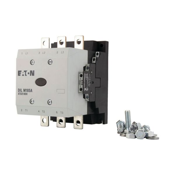 Contactor, 380 V 400 V 90 kW, 2 N/O, 2 NC, RDC 130: 110 - 130 V DC, DC operation, Screw connection image 12