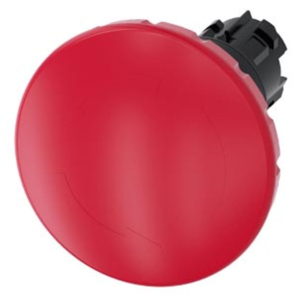 EMERGENCY STOP mushroom pushbutton, 22 mm, round, plastic, red, 60 mm, 3SU1000-1JB20-0AA0-Z Y11 image 1