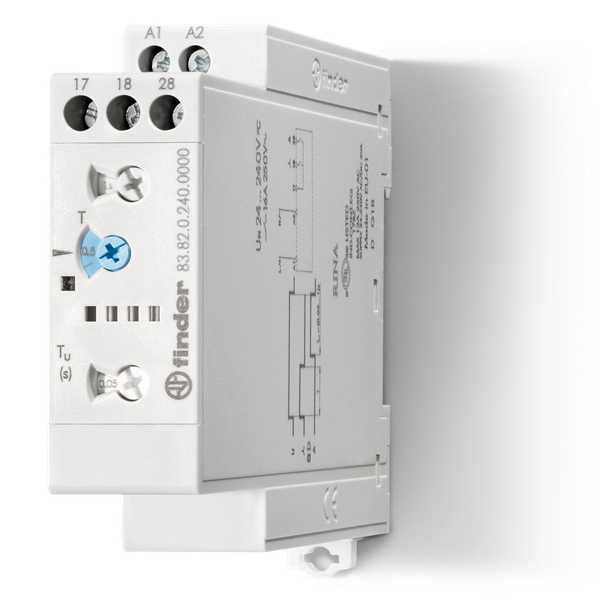 Modular Timer Star-delta(SD)/22,5mm.2S 16A/24...240VUC (83.82.0.240.0000) image 2