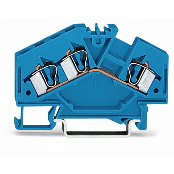 3-conductor through terminal block 4 mm² suitable for Ex i application image 2