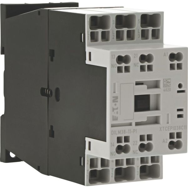 Contactor, 3 pole, 380 V 400 V 18.5 kW, 1 N/O, 1 NC, 24 V 50/60 Hz, AC operation, Push in terminals image 8