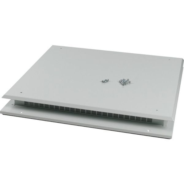 Top plate for OpenFrame, ventilated, W=1000mm, IP31, grey image 5