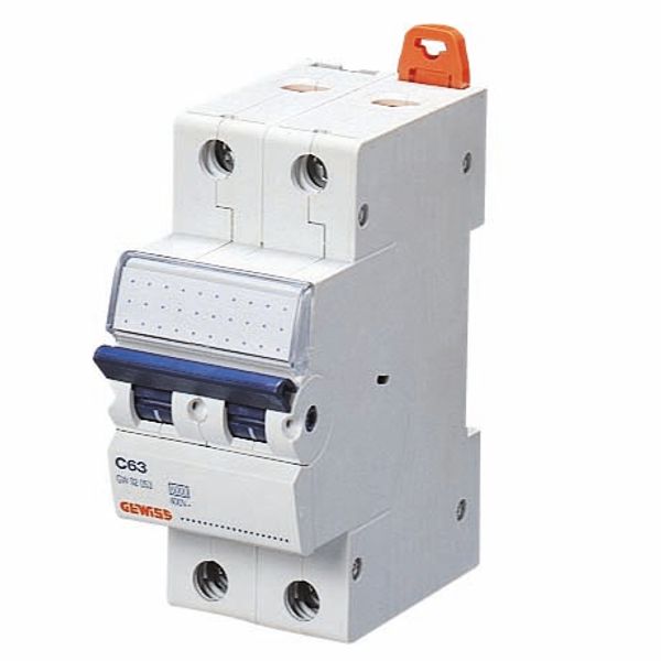 MINIATURE CIRCUIT BREAKER - MT 100- 2P CHARACTERISTIC D 3A - 2 MODULES image 2