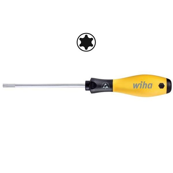 Screwdriver Wiha 362ESD SoftFinish T3 x 60 mm image 1