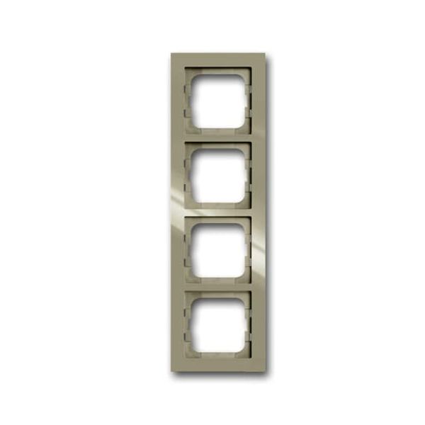 1724-299-500 Cover Frame Busch-axcent® maison-beige image 1