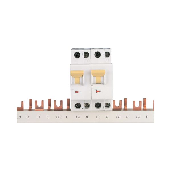 Phase busbar, 4-phases, 10qmm, fork connector+pin image 2