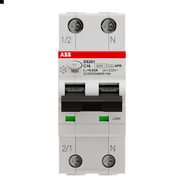 DS201 C16 APR30 Residual Current Circuit Breaker with Overcurrent Protection image 3