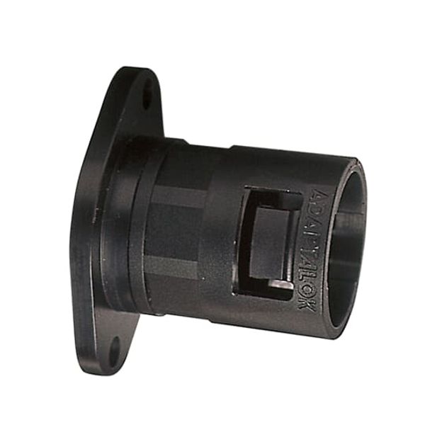 AL28/FL/A/BL STRAIGHT FLANGE IP66/ NC28 BLK image 1