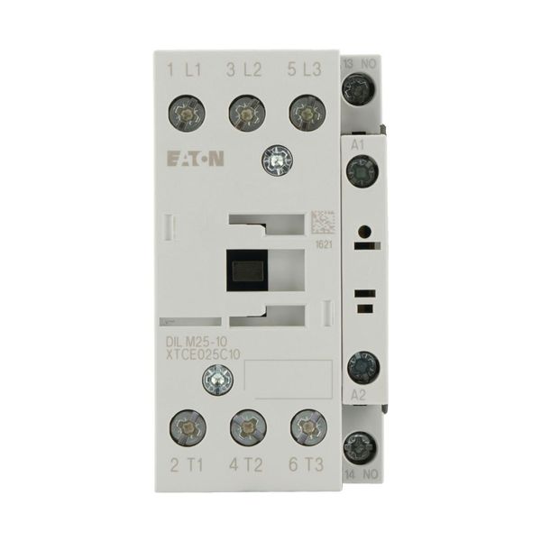 Contactor, 3 pole, 380 V 400 V 11 kW, 1 N/O, 230 V 50 Hz, 240 V 60 Hz, AC operation, Screw terminals image 7