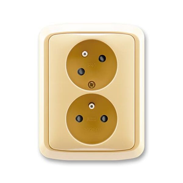 5583A-C02357 N Double socket outlet with earthing pins, shuttered, with turned upper cavity, with surge protection image 41