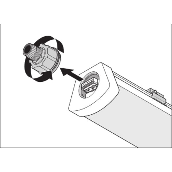 DAMP PROOF COMPACT GEN 1 1500 55 W 6500K IP66 GR image 7