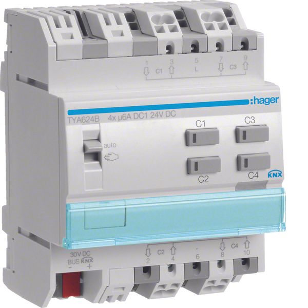 Output device for 4 shutters 24V DC image 1