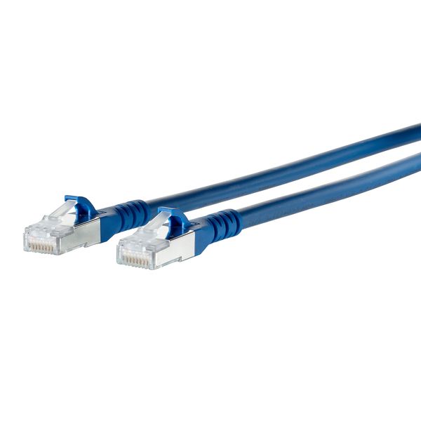 Patch cord Cat.6A AWG 26 10.0 m blue image 1