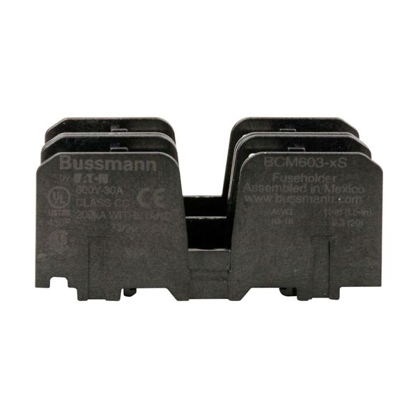 Eaton Bussmann series BCM modular fuse block, Screw, Two-pole image 1